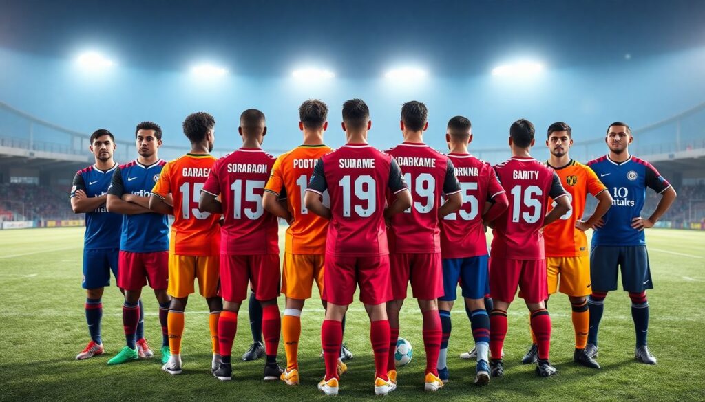 Эволюция формы и снаряжения в футболе за столетие - иллюстрация