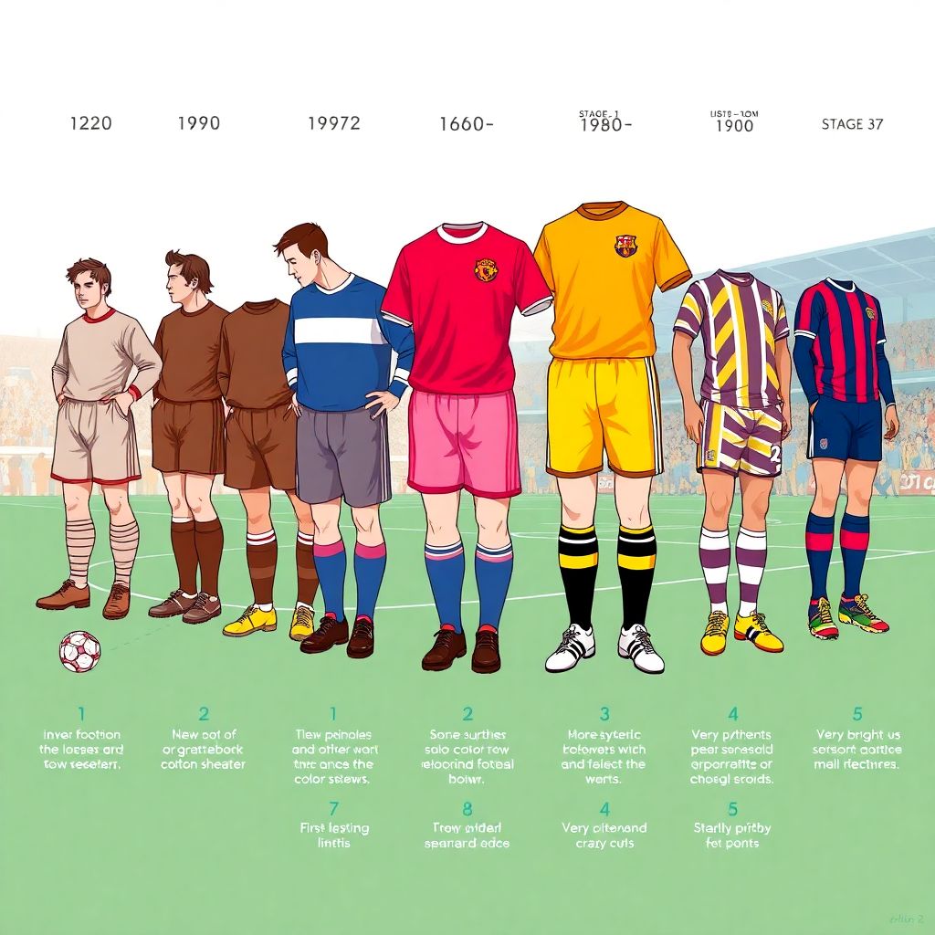 Эволюция формы и снаряжения в футболе за столетие: как менялась игра