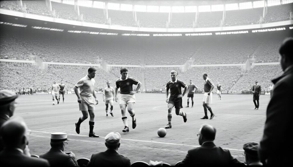 Архивные кадры: редкие фотографии первых чемпионатов мира по футболу - иллюстрация