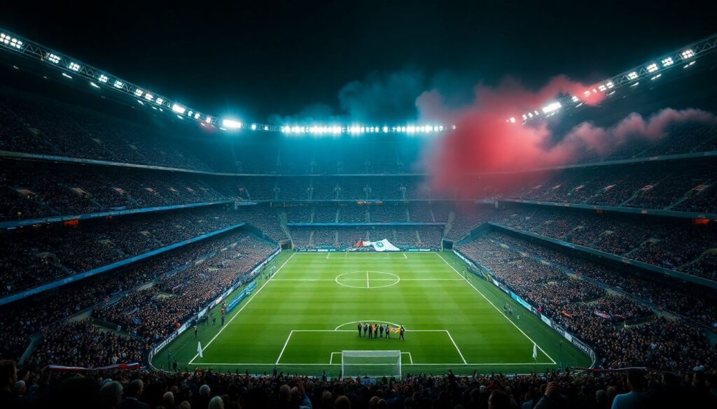 История футбольных традиций и ритуалов перед дерби - иллюстрация