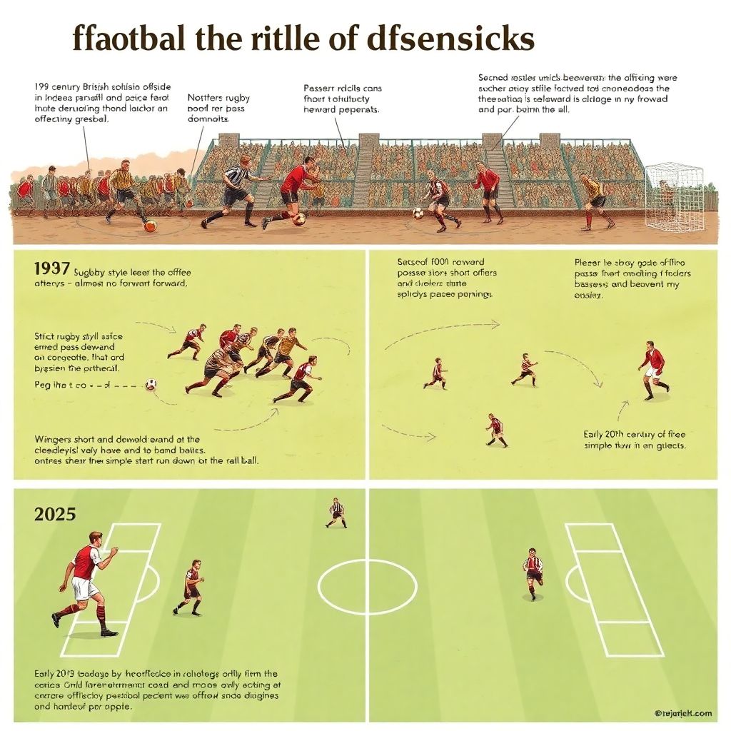 История правила офсайда и его влияние на игру в футбол
